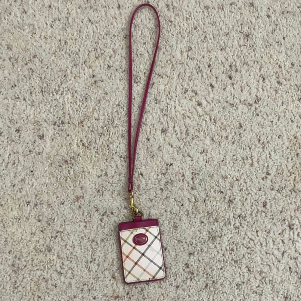 Coach lanyard (ID holder)